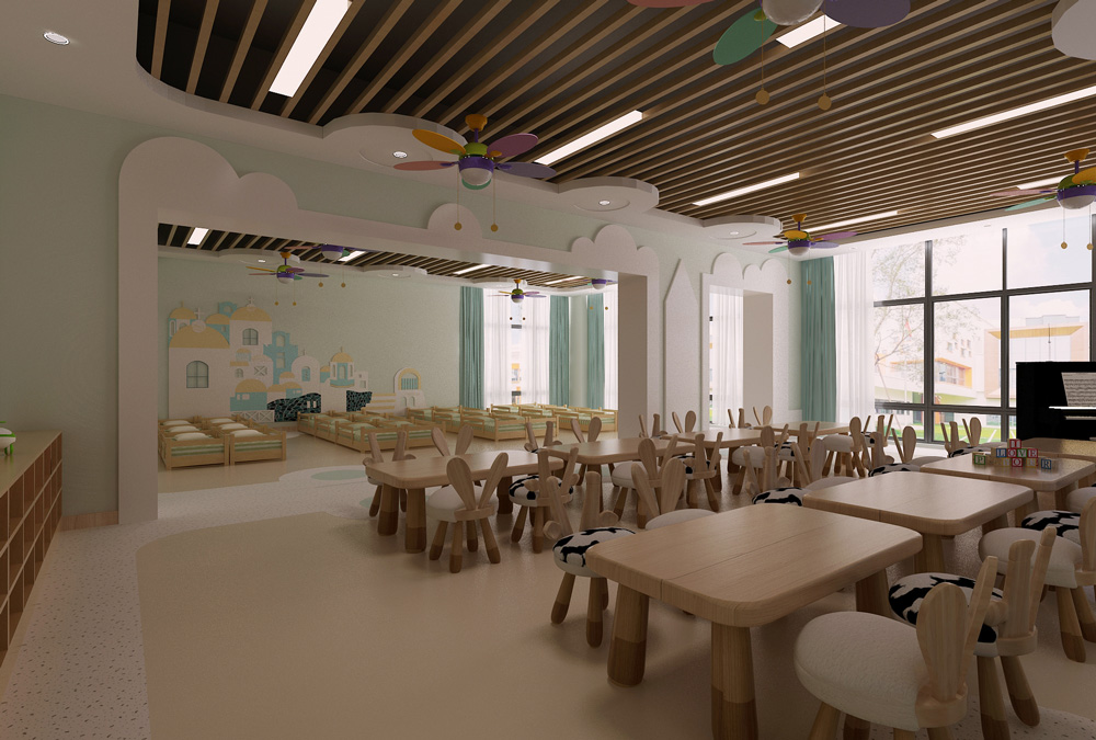 皖新文化廣場2300平方 幼兒園裝修設(shè)計(jì)(圖4)